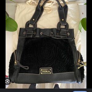 Tous Black and Gold Women's Tote Bag